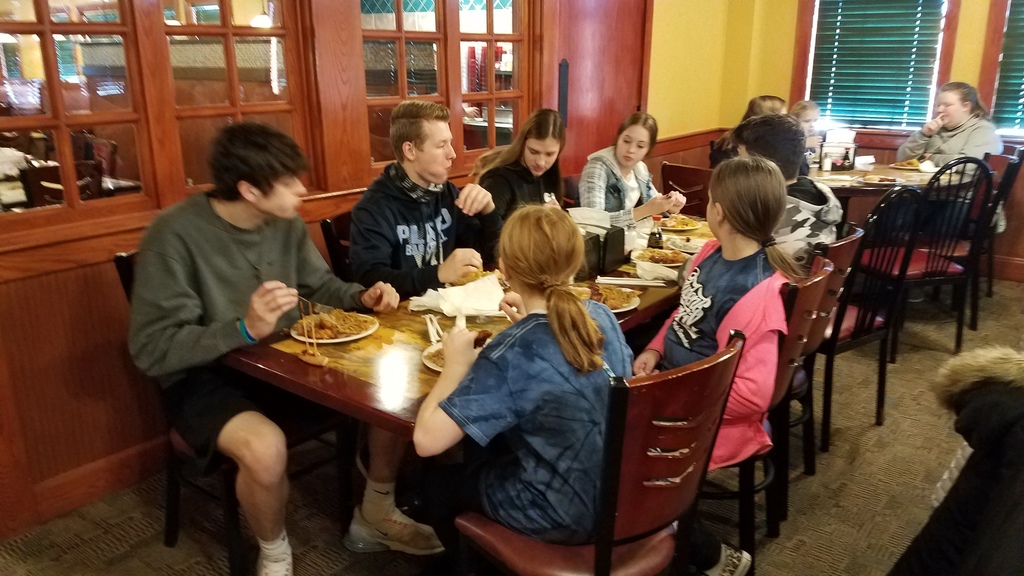 Some of our teams made the choice to sit together at lunch.