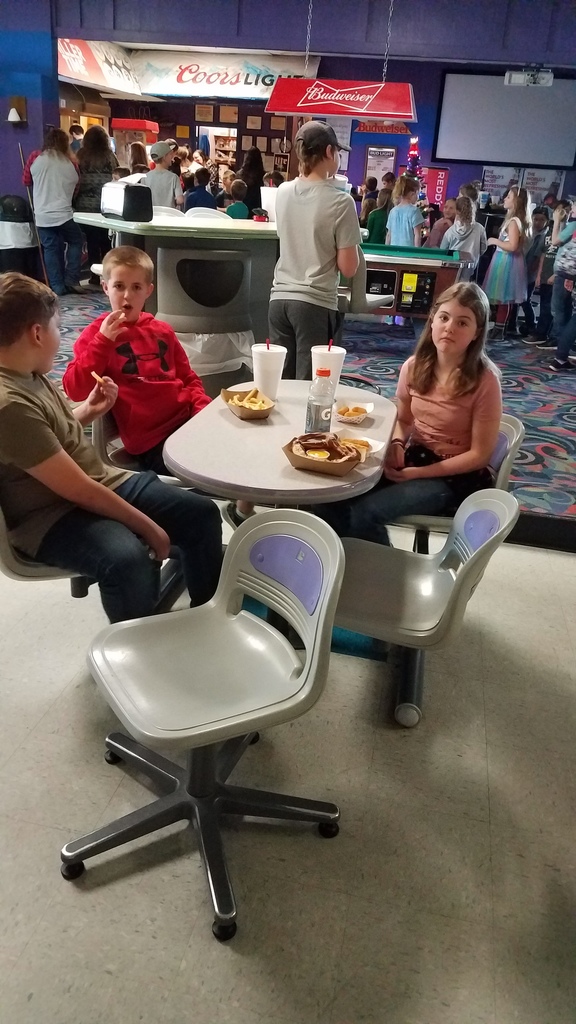 Snacks were enjoyed along with bowling.
